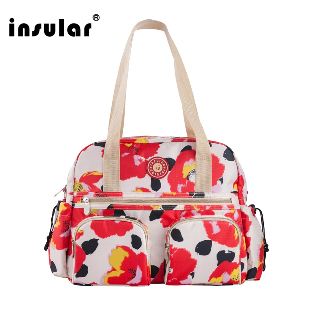 

INSULAR baby diaper bag new printing multifunctional mummy bag large capacity for mother and baby bag