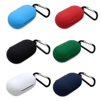 

Silicone Protective Case Soft Cover Sleeve Protector with Carabiner for Samsung Galaxy Buds/Buds+ Bluetooth Earphone