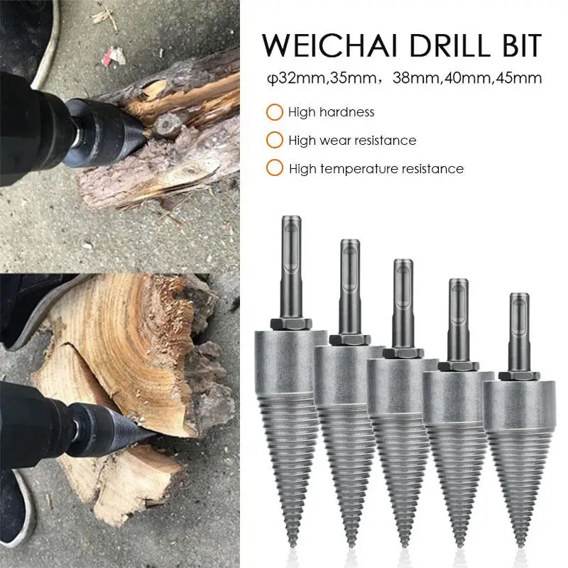 

Black Electric Hammer Drill Ground Drill Spiral Drill Mining Tool Drilling Gardening Planting Portable Practical Durable