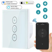 Smart Life WiFi занавес переключатель для электрического моторизованного занавеса слепой рольставни Google Home, Amazon Alexa Голосовое управление