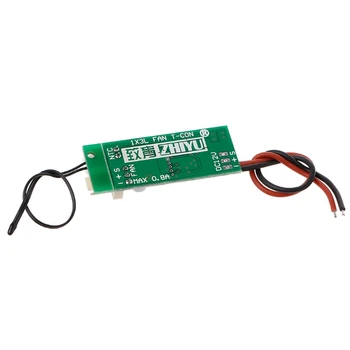 

DC 12V Temperature Speed Controler Denoised Speed Controller for PC Fan/Alarm L4MA