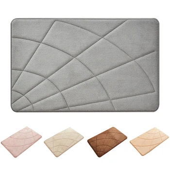 

Area Rug Hotel Floor Thickened Non Slip Home Bath Mat Decoration Rectangle Water Absorb Bathroom Soft Bathtub Pad Toilet