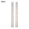 1PC 30cm/50cm Double Sided Precision Measuring Tool Student Drawing Stationery Straight Ruler Metric Imperial Metal Ruler ► Photo 3/6