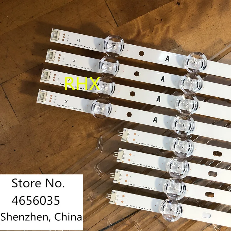 8 шт./лот 98 см 9 светодиодный s светодиодный Подсветка полосы для LG 4" ТВ Innotek DRT 3,0 47LB6300 47GB6500 47LB652V 6916L 1948A 1949A