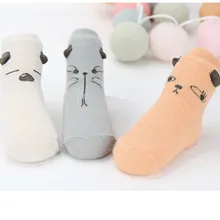 Весенне-летние новые стильные детские Носки с рисунком белки и панды милые детские носки с рисунками хлопковые нескользящие носки для малышей