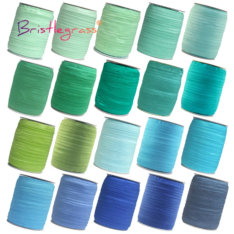 1 Inch Neon Green Wholesale Fold Over Elastic 100yd