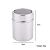 New 1Pc Stainless Steel Sprinkle Cocoa Cinnamon Sugar Gauze Mesh Jar Seasoning Bottle Fancy Coffee Powder Duster ► Photo 2/5