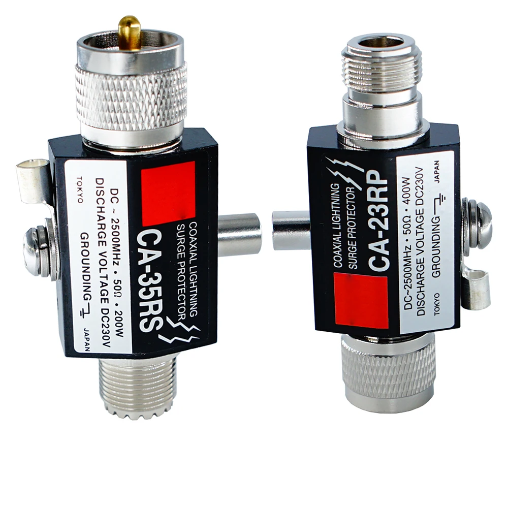

CA-35RS CA-23RP UHF PL259 SO239 N Male female Radio Repeater Coaxial Anti-Lightning Antenna Surge Protector