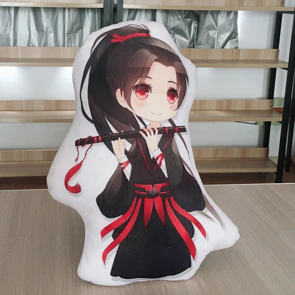 Mo Dao Zu Shi Humanoid Подушка Wei Wuxian LanWangji мультяшная Фигурка декоративная подушка для спальни, гостиной