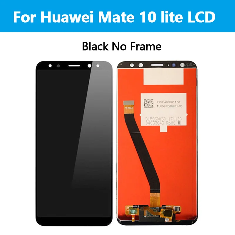 ЖК дисплей OLED для Huawei Mate 10 Pro с дигитайзером сенсорного экрана логотипом Mate10 в