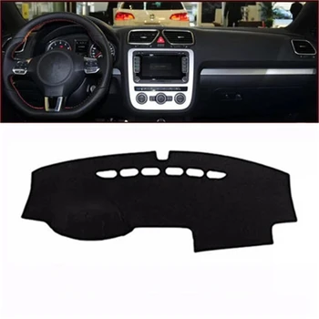 

SJ Car Inner Auto Dashboard Cover Dashmat Pad Carpet Sun Shade Dash Board Cover Fit For Volkswagen VW scirocco 2009 2010 11-2014
