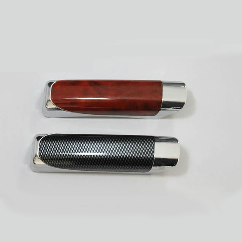1PC Universal Fashion Car Decoration Wooden Anti-slip Handbrake Covers Auto Gear Shift Collars For Honda Toyota VW Hyundai 4