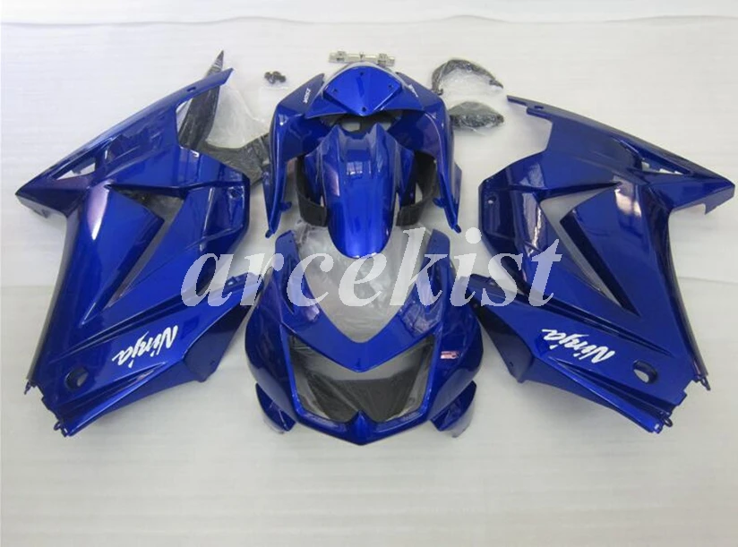 New ABS Fairing kits Fit For Kawasaki Ninja 250r bodywork set EX250 2008 - 2014 ZX 250 08 09 10 11 12 13 14 blue glossy New ABS Fairing kits Fit For Kawasaki Ninja 250r bodywork set EX250 2008 - 2014 ZX 250 08 09 10 11 12 13 14 blue glossy