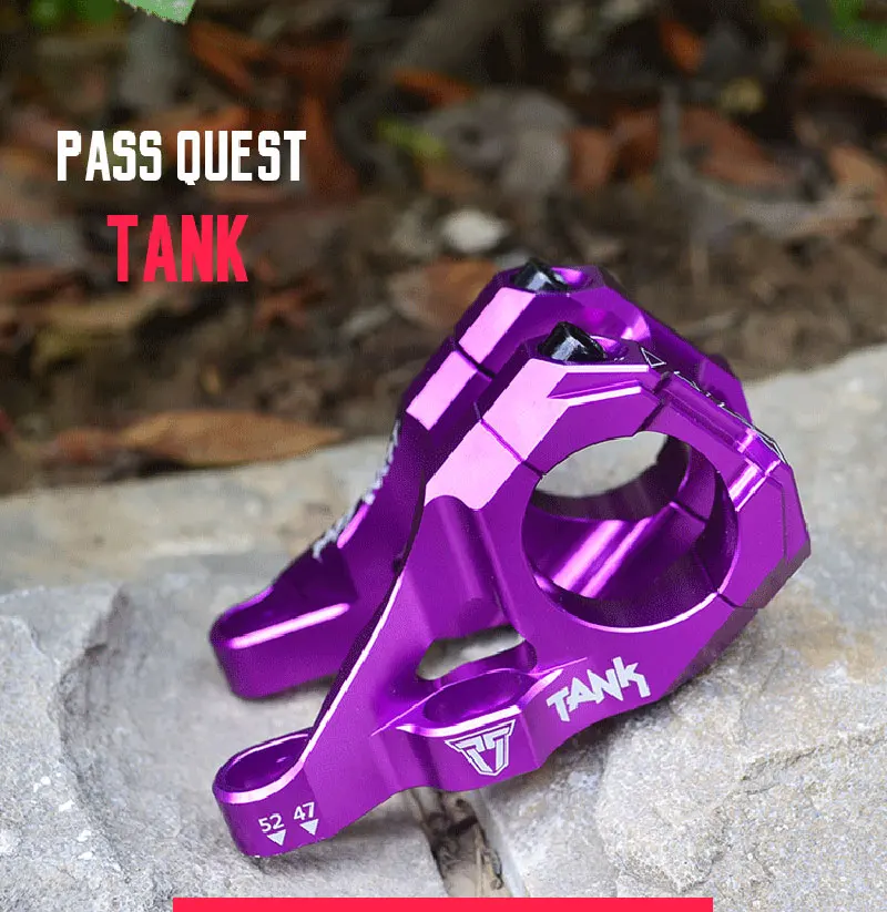 Bicycle Stem Alloy  DJ / AM / FR / DH downhill mountain bike lever 35MM height double shoulder fork handlebar stem PASS QUEST