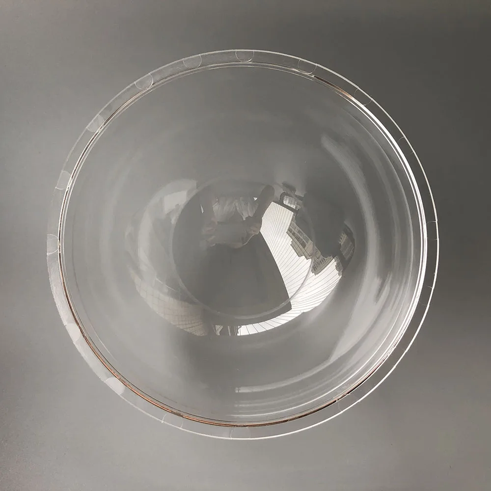 6 Inch 167x88mm Acrylic Security Camera Cover Indoor/Outdoor High Speed CCTV Clear Housing Dome Cover Transparent Case For Surveillance CCTV Camera