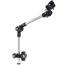 Зонт из нержавеющей стали, вращающийся под любым углом, для велосипедных колясок