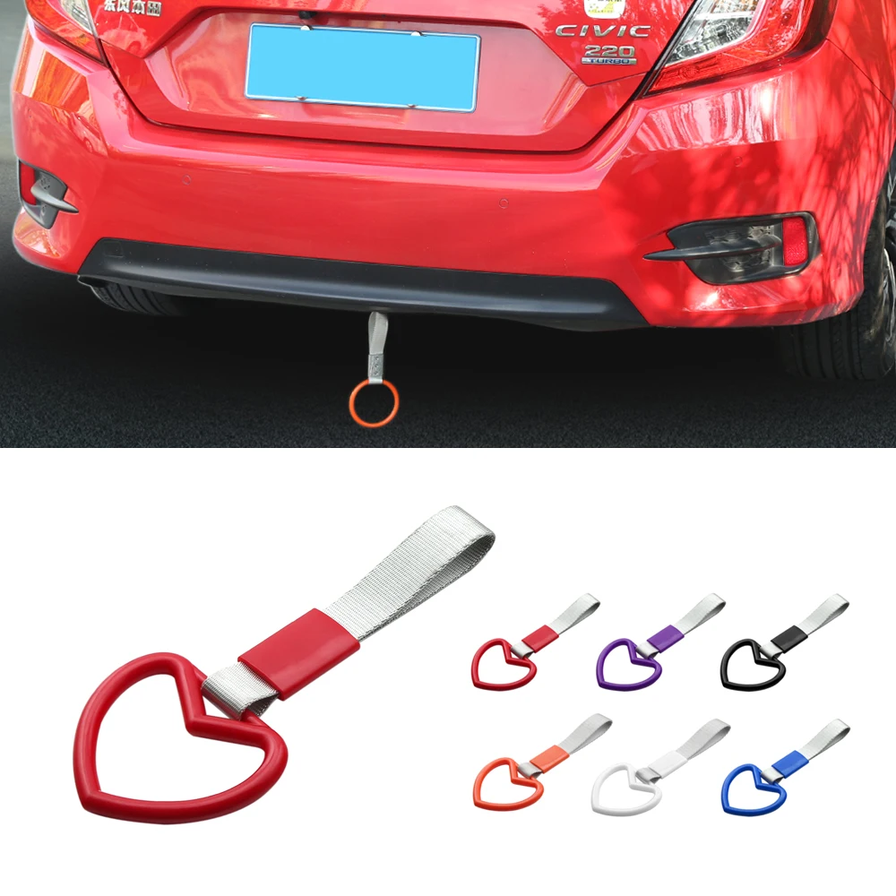 Tsurikawa Ring Heart JDM Train Bus Handle Hand Strap Drift Charm Strap Drift Auto Accessories