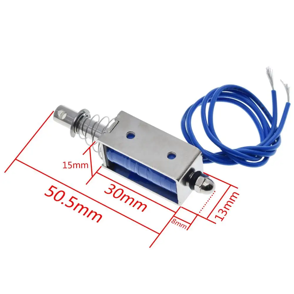 TZT JF 0530B DC 6V 12V 24V нажимной и вытяжной тип с открытой рамкой Электромагнитная сила