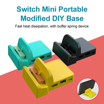 

For Switch TV Base NS DOCK Cooling Base Replacement Shell Charge Docking Station DIY Modified Shell Games Accessories