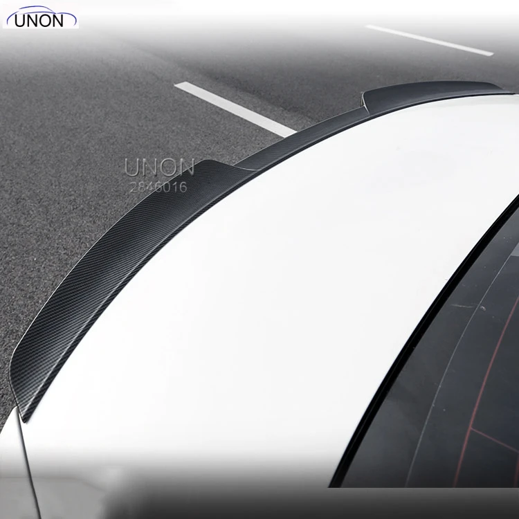 

se For Toyota corolla spoiler 2019 2020 year Carbon Fiber/FRP Rear Spoiler Glossy Fibre Trunk Wing Lip R style