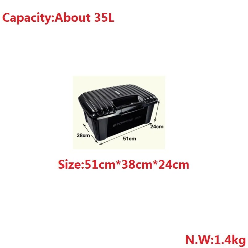 Capacity35L Автомобильный багажник сортировочный ящик для хранения безвкусный бытовой инструмент универсальный автомобильный Стайлинг Аксессуары Новинка Прочный Горячий