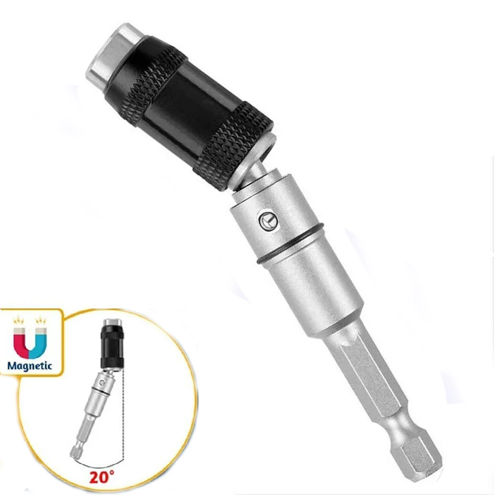 

1/4" Magnetic Screw Drill Tip Drill Screw Tool Quick Change Locking Bit Holder Drive Guide Drill Bit Extensions