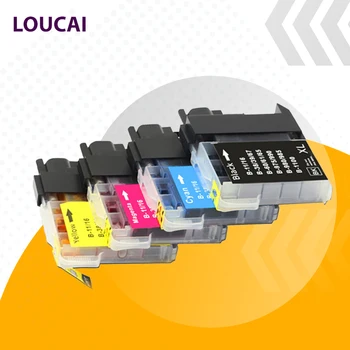 

LouCai Compatible Ink Cartridges for Brother LC38 LC985 LC990 LC39 LC975 DCP-J125 DCP-J315W DCP-J515W MFC-J415W MFC-J410 Printer