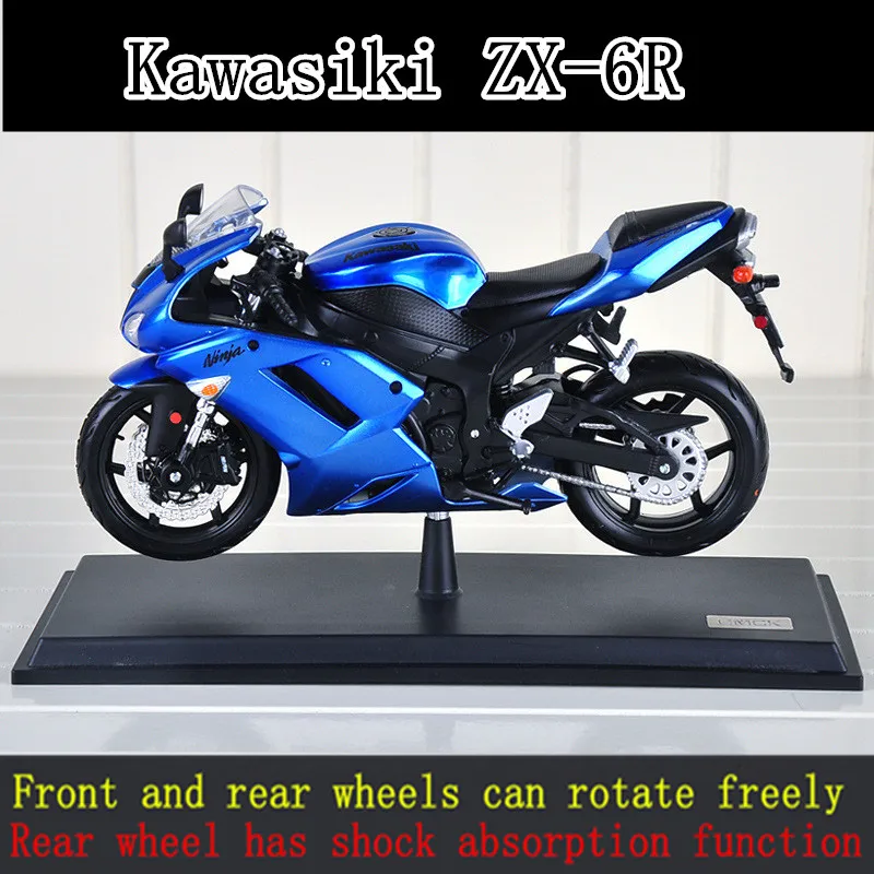 Maisto 1:12 Yamaha R1 оригинальная Авторизованная модель мотоцикла из сплава игрушечный автомобиль Коллекционирование - Цвет: 6R