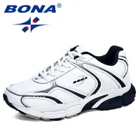 BONA Neue Designer Action Leder Trendy Laufschuhe Männer Outdoor Turnschuhe Mann Walking Jogging Schuhe Sportschuhe