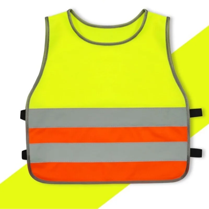 Children High Visibility Reflective Safety Vest Clothing Reflective Gear for Running, Cycling, Jogging outdoor activities