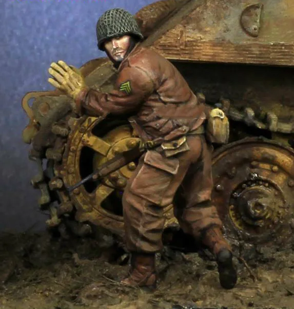 Nuovo Smontato 1/35 Antico Grenadier Run (No Serbatoio) Del Basamento Figura In Resina Dipinto Model Kit