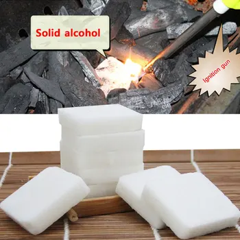 

Alcohol Burning Block Solid Alcohol Block Solid Fuel Tablet Portable Durable White Hexamethylenetetramine Combustion Grill