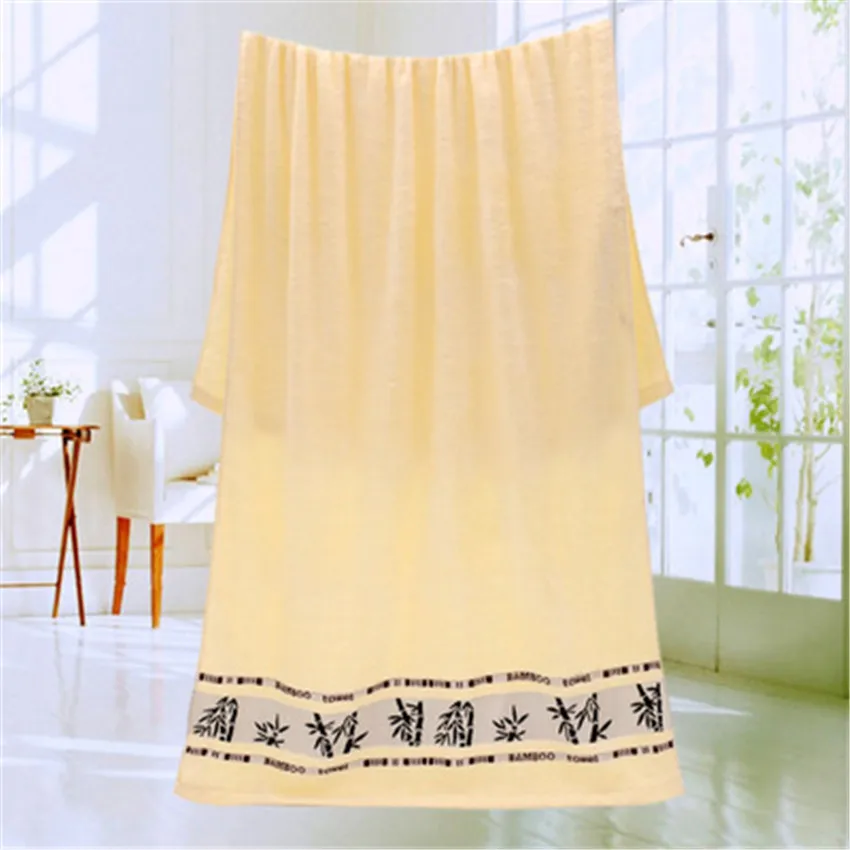 Super Absorbent Bath Towels for Adults Large Summer Bathroom Body Spa Sports Luxury Bamboo face Beach Towel 140x70cm