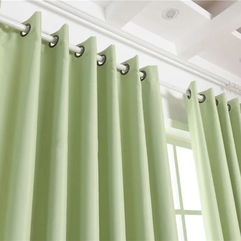 Thick Thermal Blackout Ready Made Eyelet Ring Top Pair Curtains Panel