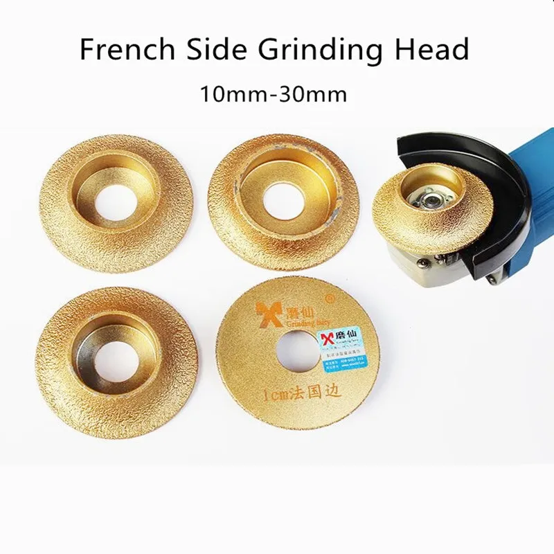 

French Side Grinding Head Angle Grinder Grinding Disc Diamond Polished Stone Polishing machine round knife knife cloud marble