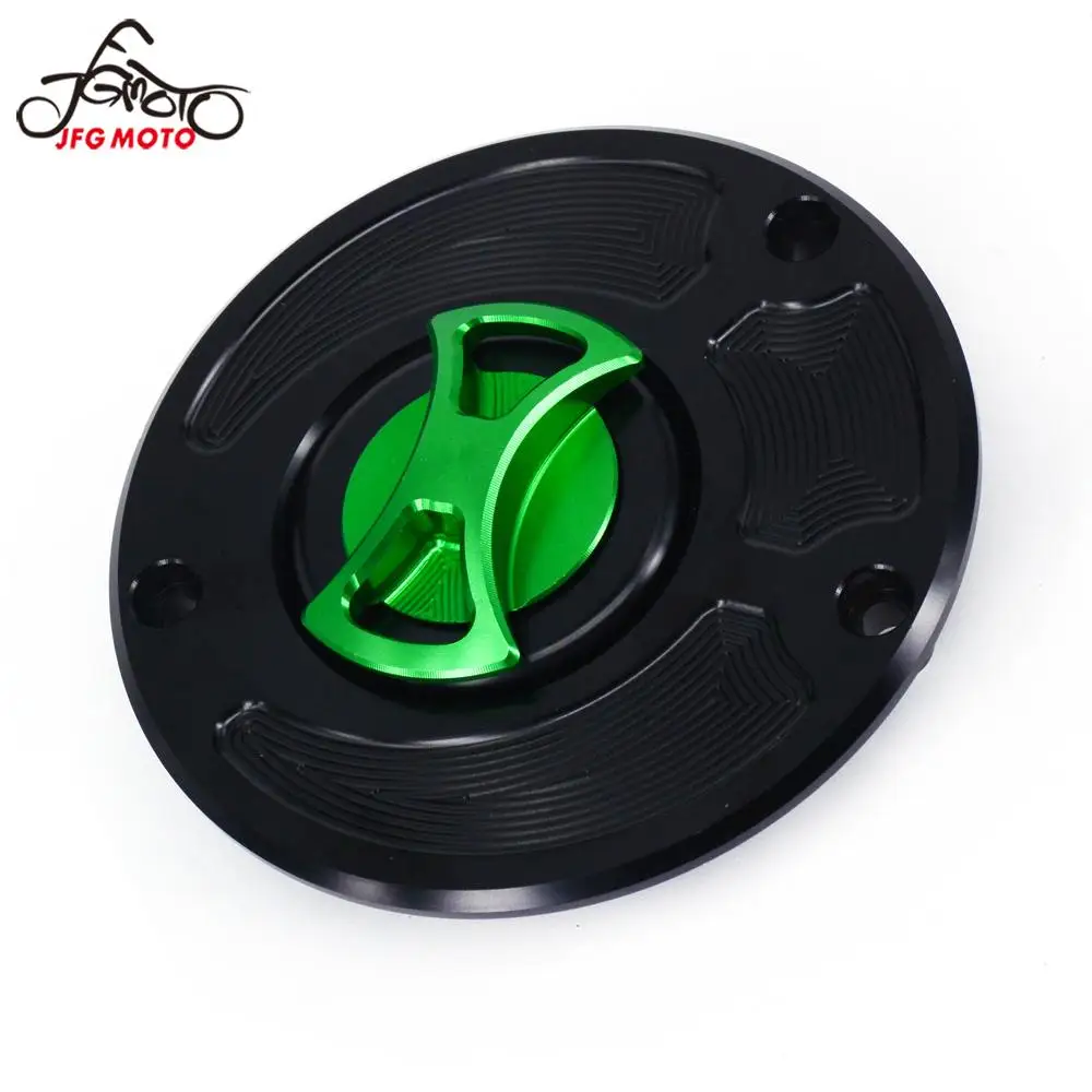 CNC Aluminum Motorcycle Keyless Gas Fuel Tank Cap For KAWASAKI ZX10R