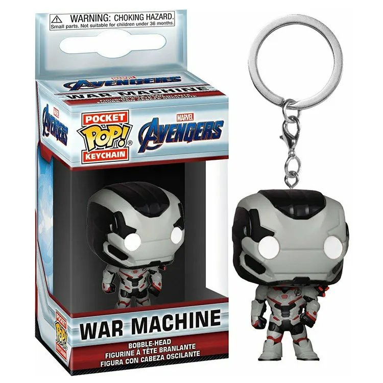 FUNKO POP брелок Marvel Super Hero оригинальные персонажи Поп аниме ПВХ фигурка Коллекционная модель детские игрушки для подарков F85 - Цвет: 28 with box