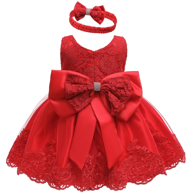 LZH Baby Girls Dress Newborn Clothes Princess Dress For Baby first 1st Year Birthday Dress Christmas Costume Infant Party Dress 5