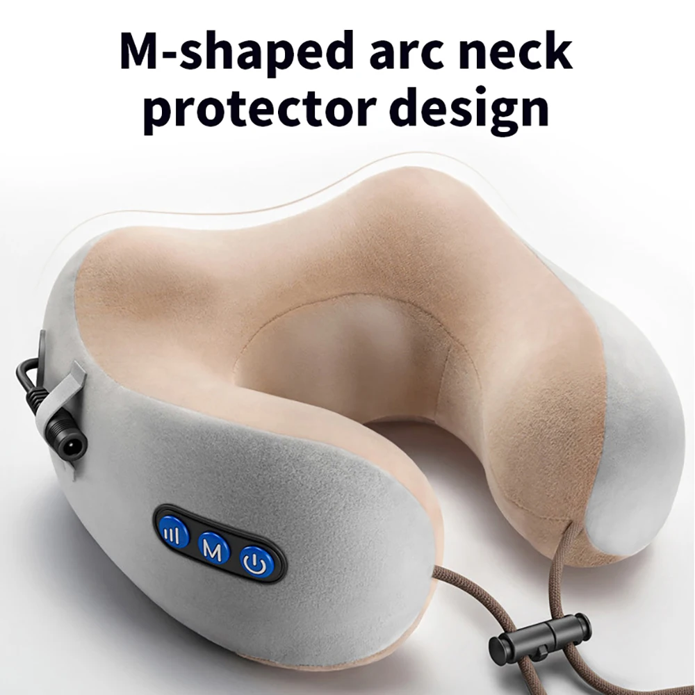 Electric Neck Massager U shaped Pillow Multifunctional Portable Shoulder  Cervical Massager Outdoor Home Car Relaxing Massage - AliExpress