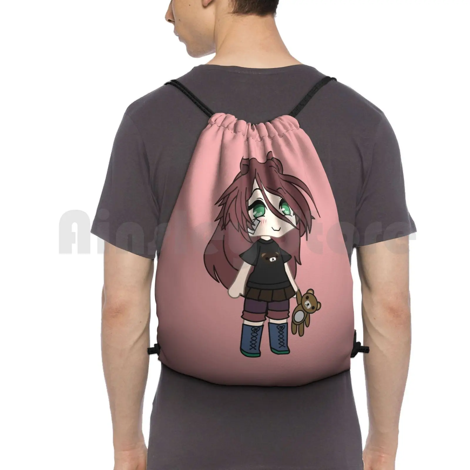 Gacha Life Series-Magical Bear Girl Kaya Outdoor Hiking Backpack Riding  Climbing Sports Bag Gacha Life Gacha Oc Magical Girl - AliExpress