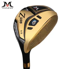 Мазель Золотой гольф-клуб, титана, для гольфа, драйвер для мужчин, для правшей, жесткий вал с 9,5 градусов, 460CC, глубокое лицо, дерево, для гольфа