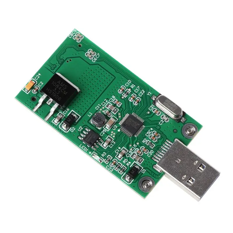 MSATA SSD к USB 3,0 адаптер карты Модуль ASM1153E высокоскоростной мобильный U диск мини PCIe SATA флэш-накопитель SSD конвертер