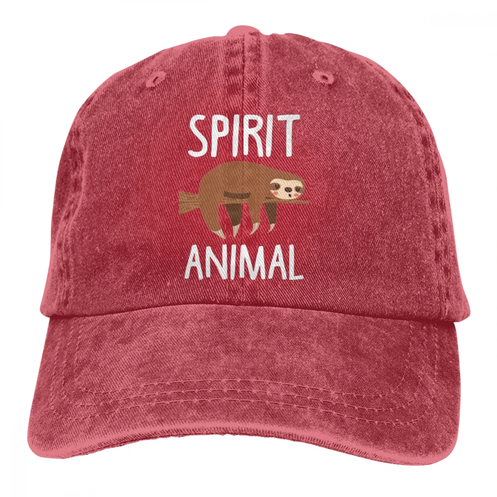 My Spirit Animal Is sluth Casquette Deep Heather унисекс Мужские Женские джинсовые бейсболка с ремешком кепки Регулируемая шляпа для гольфа папа