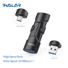 THKAILAR USB 3,0 флэш-диск тип-c OTG USB флеш-накопитель 256 ГБ 128 Гб 64 Гб Флешка 32 Гб высокоскоростная карта памяти, Флеш накопитель USB