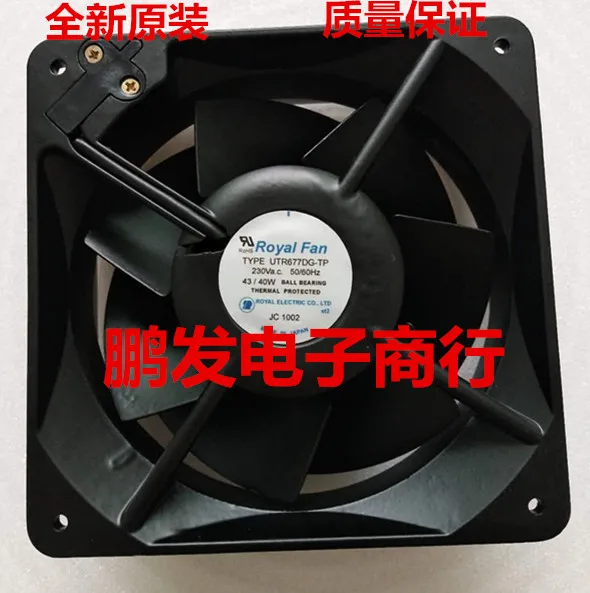 Emacro для Королевский фанат UTR677DG-TP AC 230 в 40 Вт 160x160x55 мм 2-контактный Сервер вентилятор охлаждения