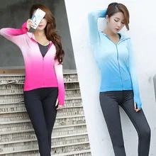 Верхняя одежда для похудения, одежда для йоги, топы для женщин, для фитнеса, спорта, свободная посадка, впитывающая пот спина, осеннее и зимнее пальто на молнии