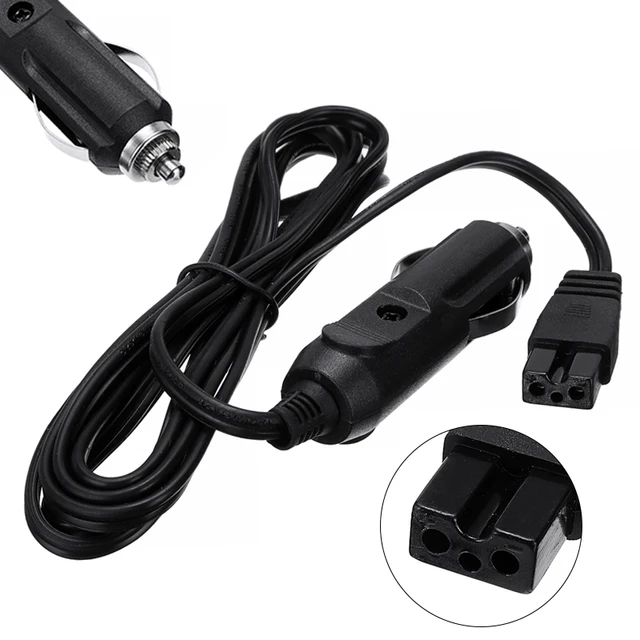 DC 12V 2 Meter Cigarette Lighter Cables Plug 2 Pin Connection Lead Cable  Wire Plug Suitable For Car Cooler Box Mini Fridge 12V - AliExpress