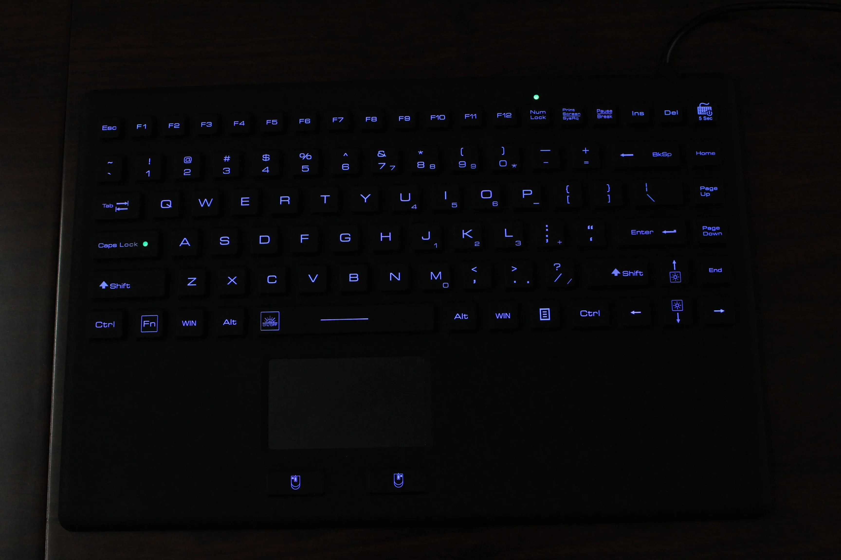 Impermeável do Portátil do Silicone Ip68 com Touchpad Teclado Industrial - Imagem 3