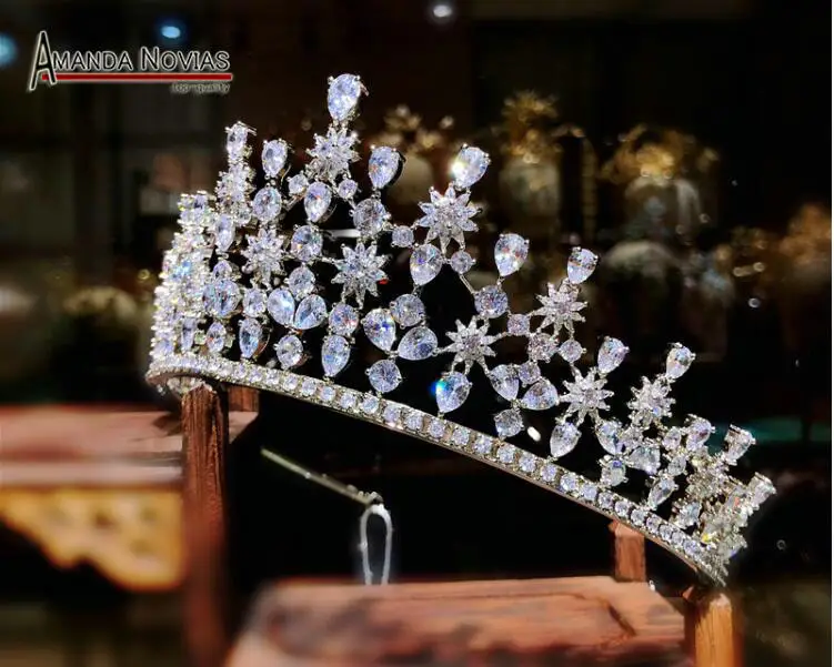 Новинка, свадебная Классическая свадебная корона, свадебная тиара