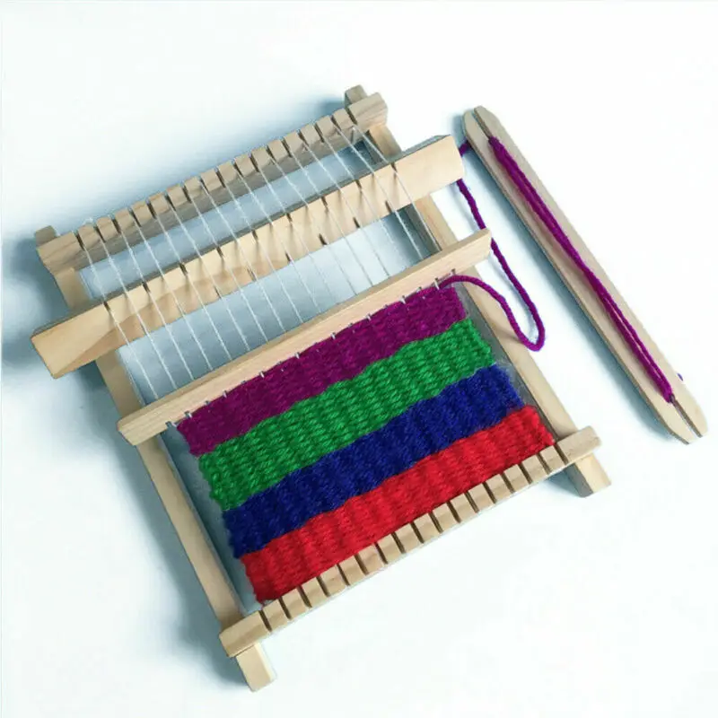 

Wooden Children Hand Knitting Toy Weaving Loom DIY Knitting Loom Tools hand-woven Weaver Knitting Machine toys sewing accessorie